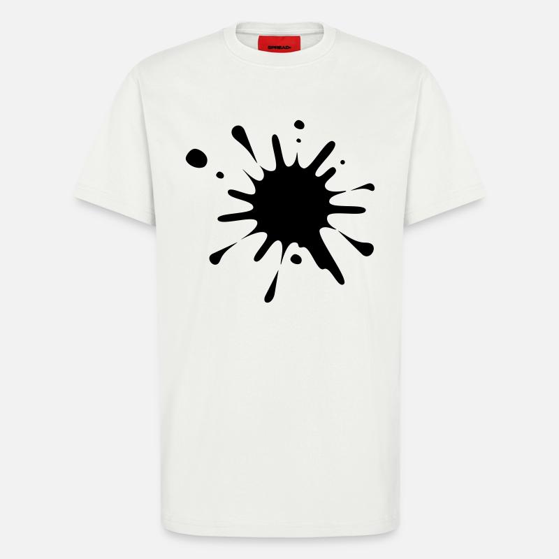 Paint Splash Image* - T-Shirt - made by SPREAD - OFF WHITE