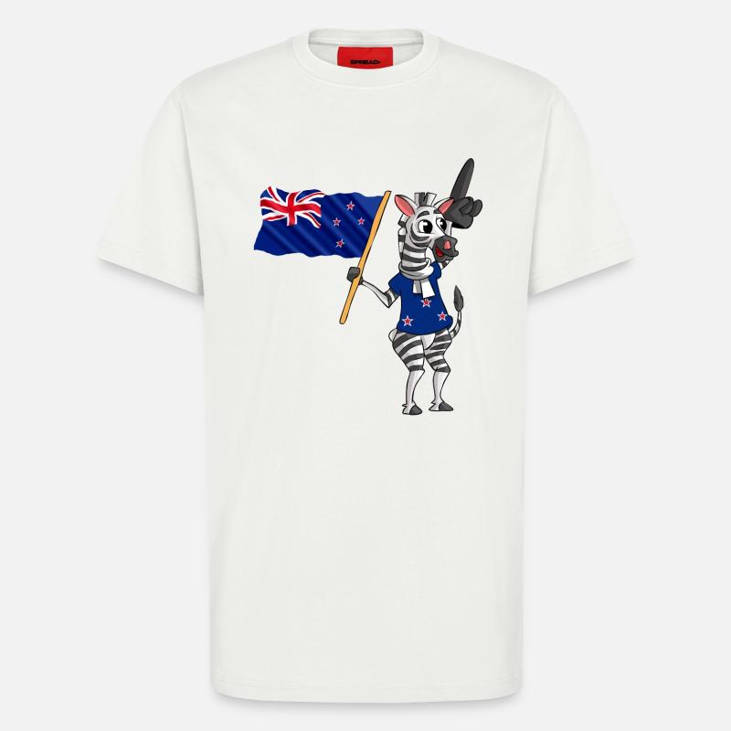 Neuseeländer Zebra - T-Shirt - made by SPREAD - OFF WHITE