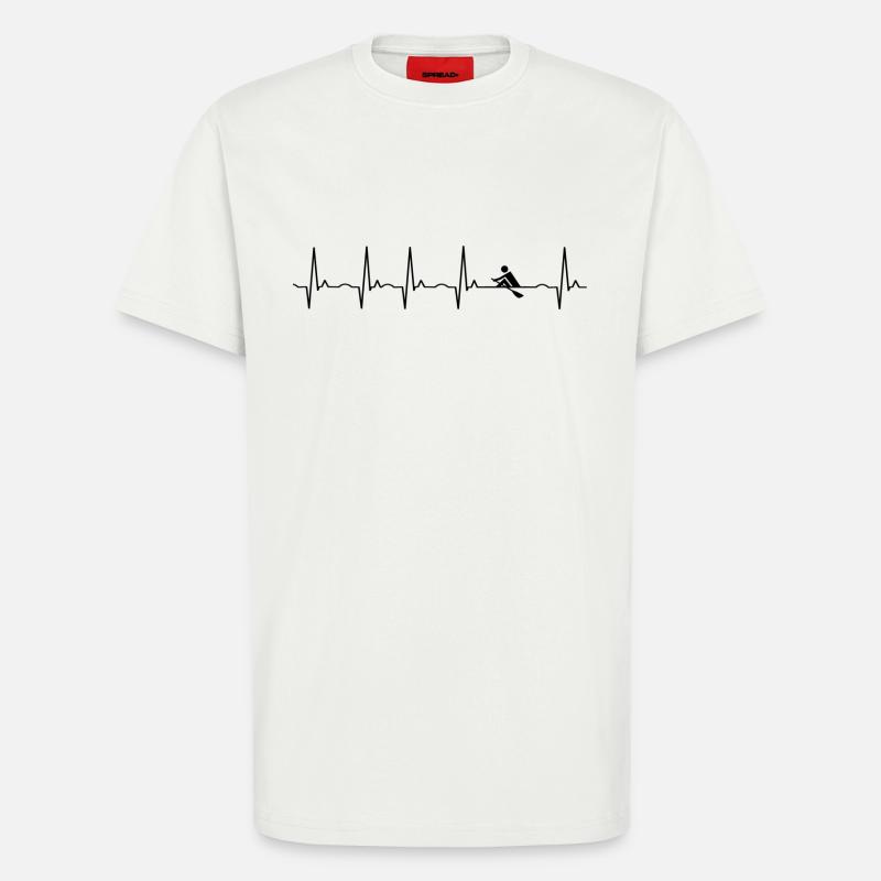 Rowing rower rafting - T-Shirt - made by SPREAD - OFF WHITE