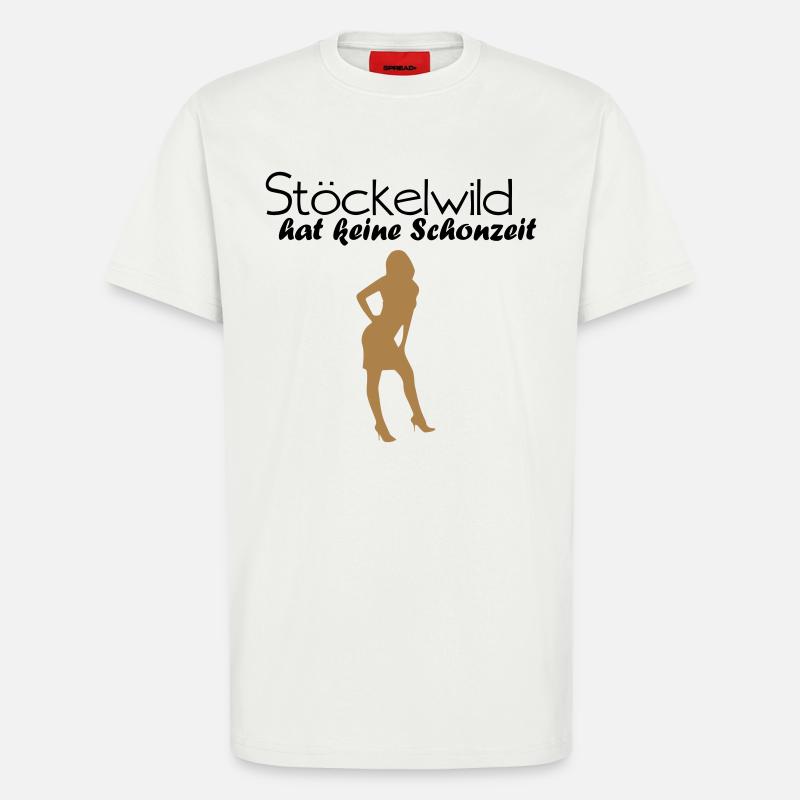 Stöckelwild - T-Shirt - made by SPREAD - OFF WHITE