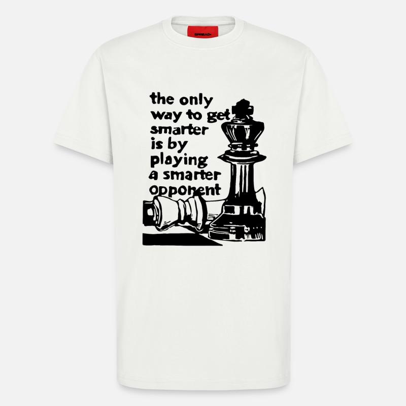 Chess chess player gift - T-Shirt - made by SPREAD - OFF WHITE