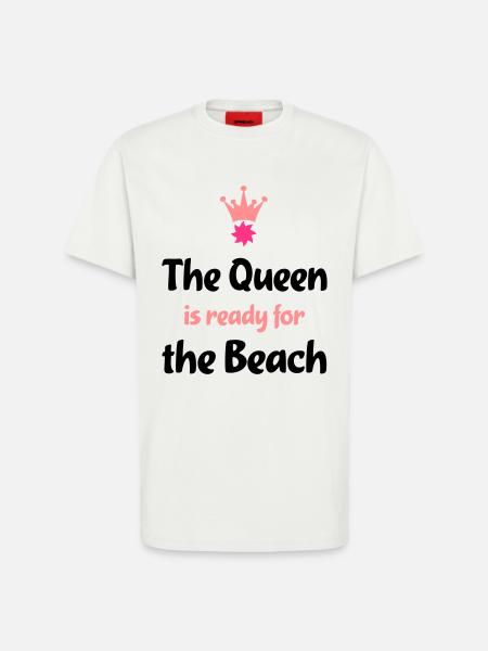 beach - T-Shirt - made by SPREAD - OFF WHITE
