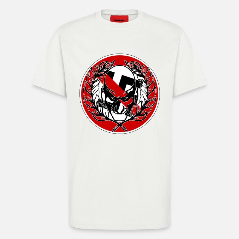 Kriegerischer Samurai Emblem - T-Shirt - made by SPREAD - OFF WHITE