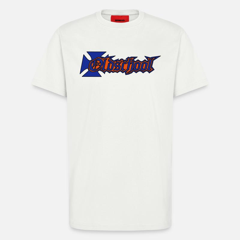 Old School - style - cool - T-Shirt - made by SPREAD - OFF WHITE