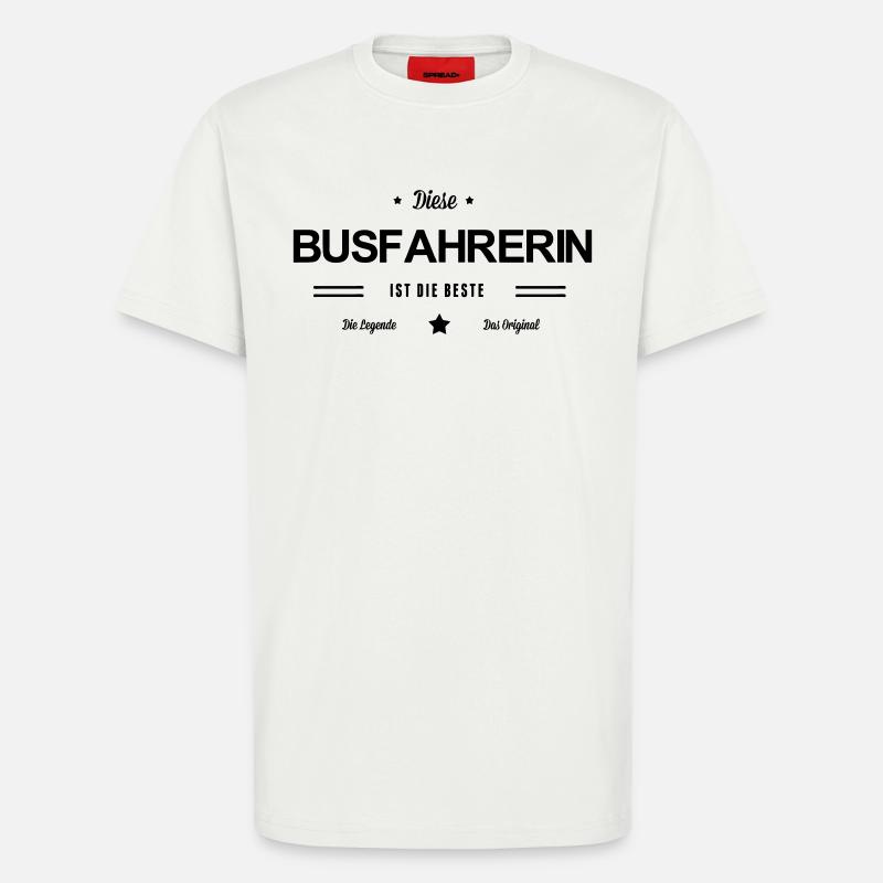 Beste Busfahrerin - T-Shirt - made by SPREAD - OFF WHITE