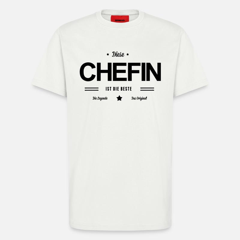 Beste Chefin - T-Shirt - made by SPREAD - OFF WHITE