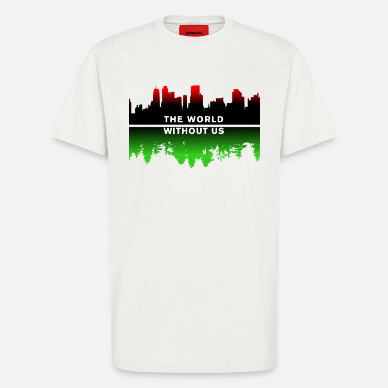 Planet Erde - T-Shirt - made by SPREAD - OFF WHITE