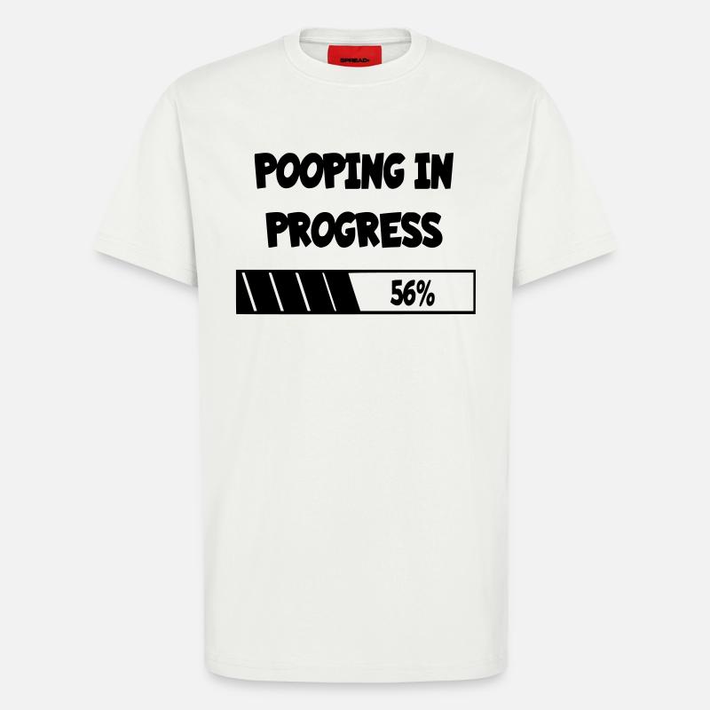 im Werden, Fortschritt * - T-Shirt - made by SPREAD - OFF WHITE
