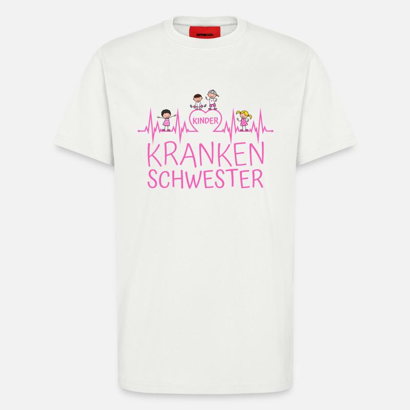 Kinderkrankenschwester Kinder Krankenschwester - T-Shirt - made by SPREAD - OFF WHITE