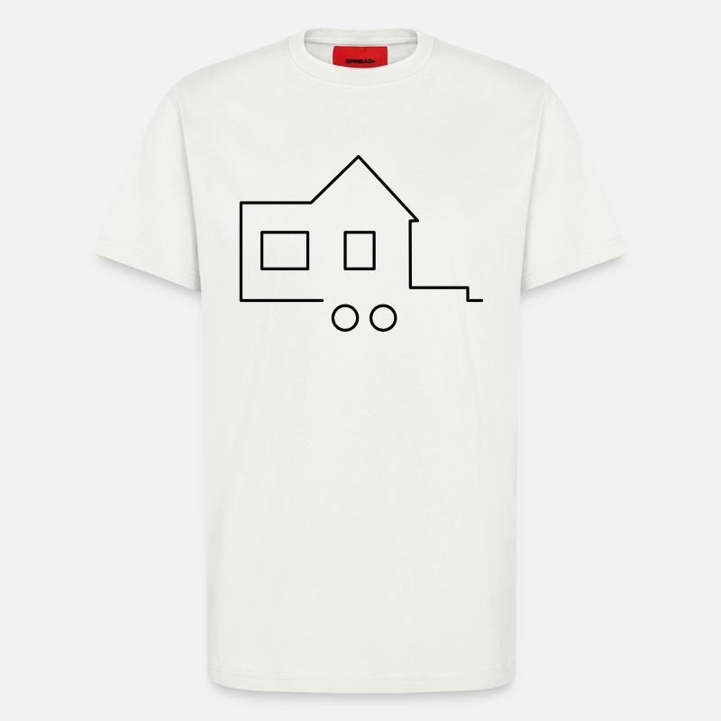 Tiny house - T-Shirt - made by SPREAD - OFF WHITE