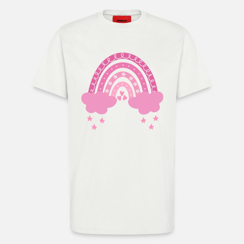 Boho Regenbogen - T-Shirt - made by SPREAD - OFF WHITE