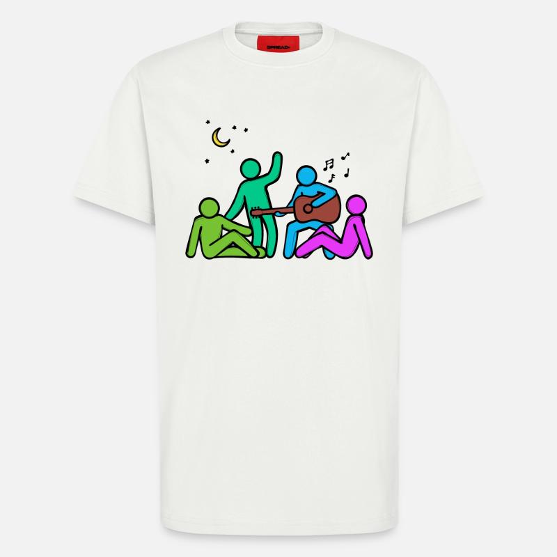 Beste Freunde Kumpel Freundschaft - T-Shirt - made by SPREAD - OFF WHITE