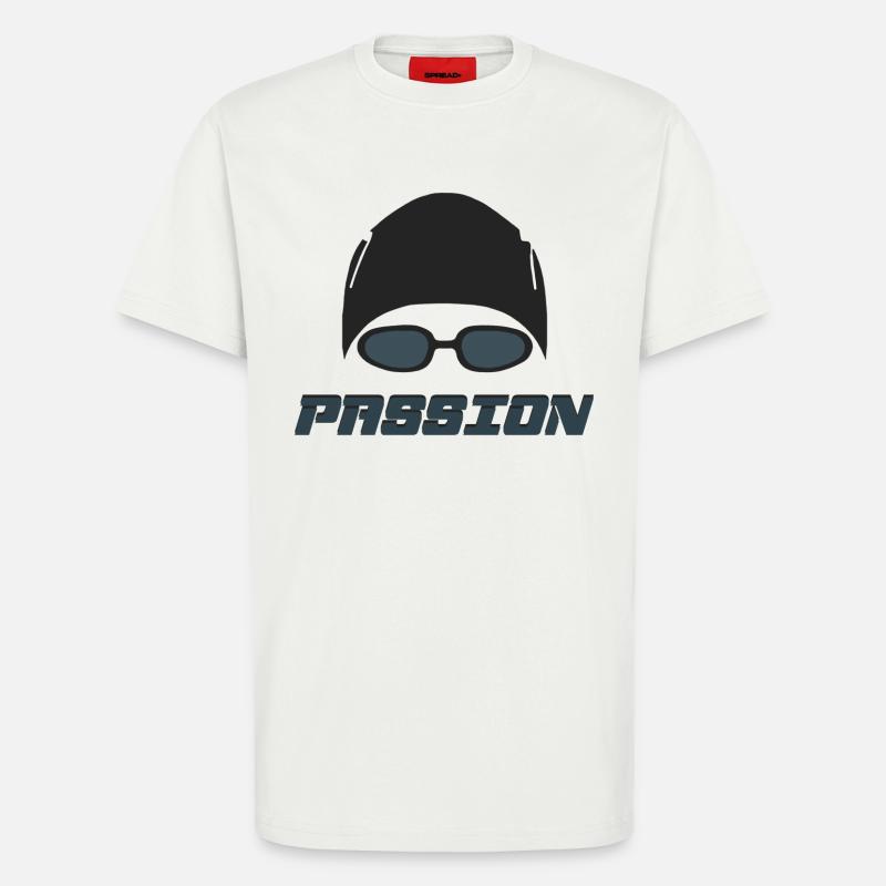 Swimming - T-Shirt - made by SPREAD - OFF WHITE