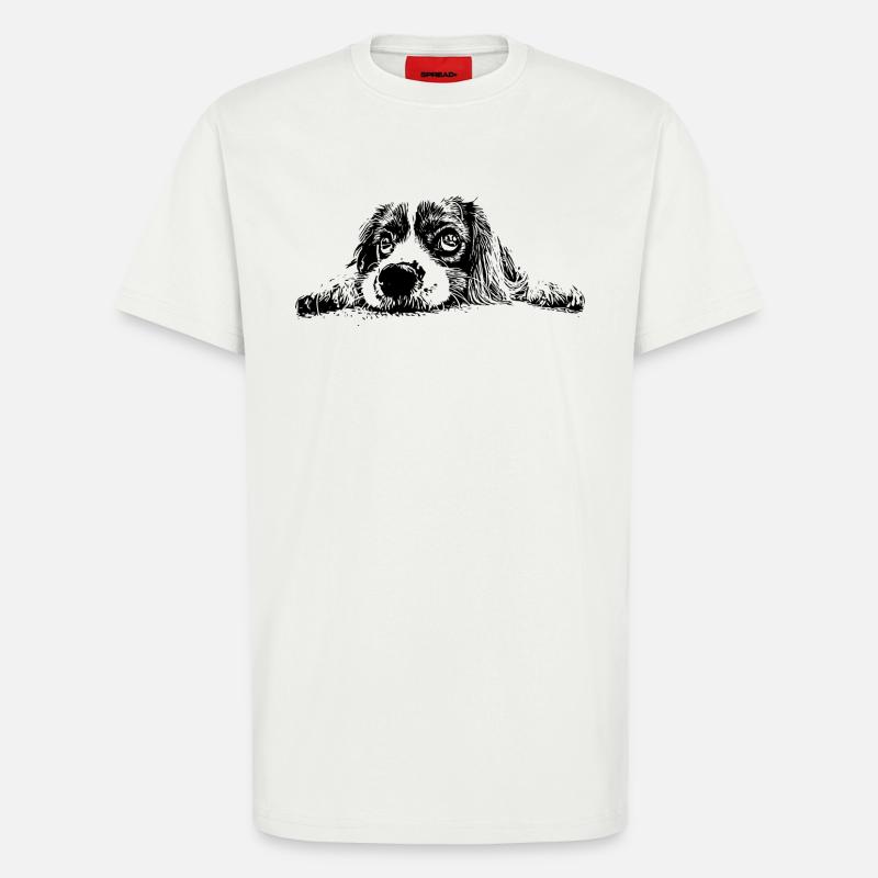 Cocker Spaniel - T-Shirt - made by SPREAD - OFF WHITE