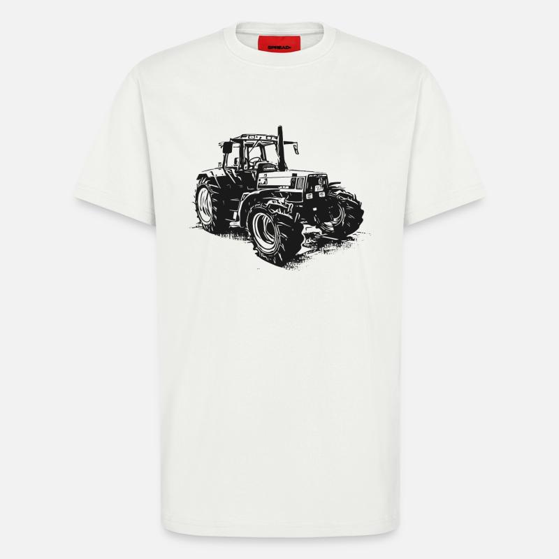 Alter Deutz Traktor - T-Shirt - made by SPREAD - OFF WHITE