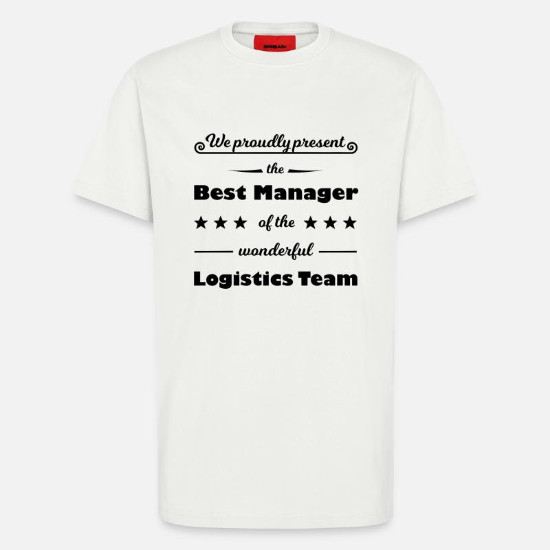 Der beste Logistik Manager - T-Shirt - made by SPREAD - OFF WHITE