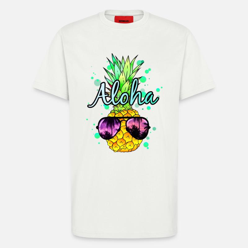 Ananas Aloha - T-Shirt - made by SPREAD - OFF WHITE
