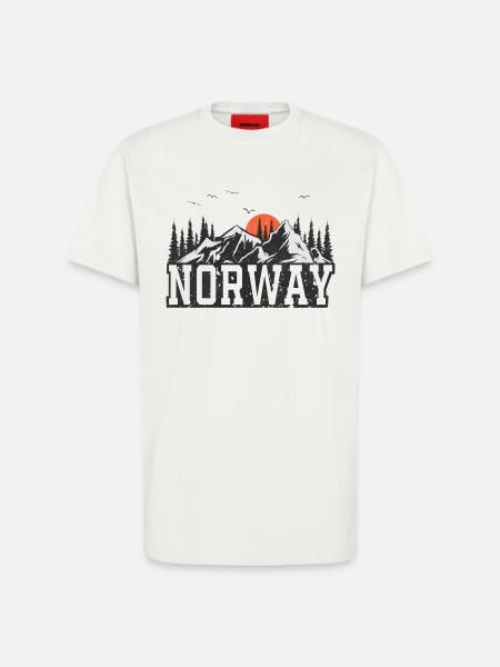 Norway - T-Shirt - made by SPREAD - OFF WHITE