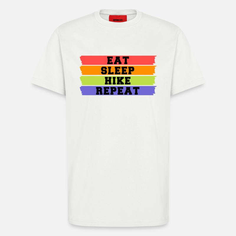 Wanderung Statement Wanderer Bergwandern Klettern - T-Shirt - made by SPREAD - OFF WHITE