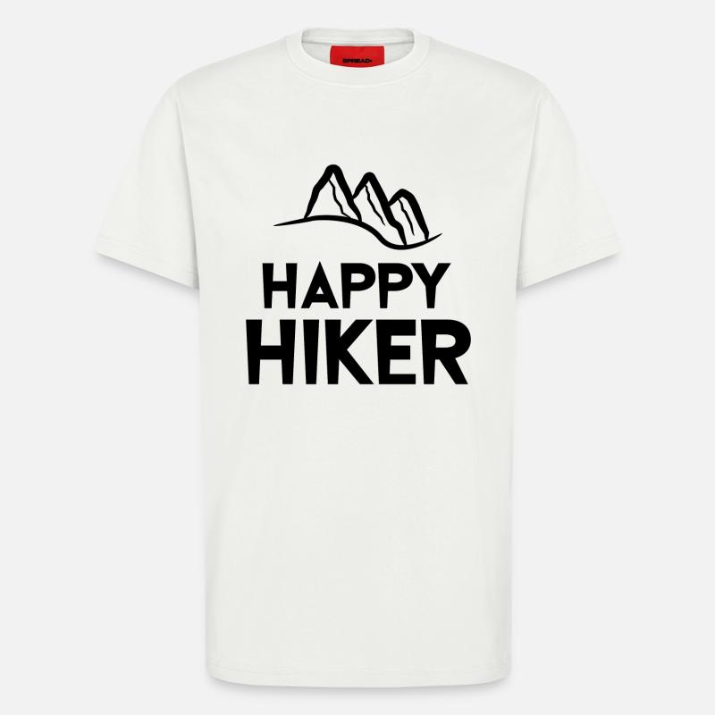 Wandern Wanderung Naturerlebnis Wanderer Statement - T-Shirt - made by SPREAD - OFF WHITE
