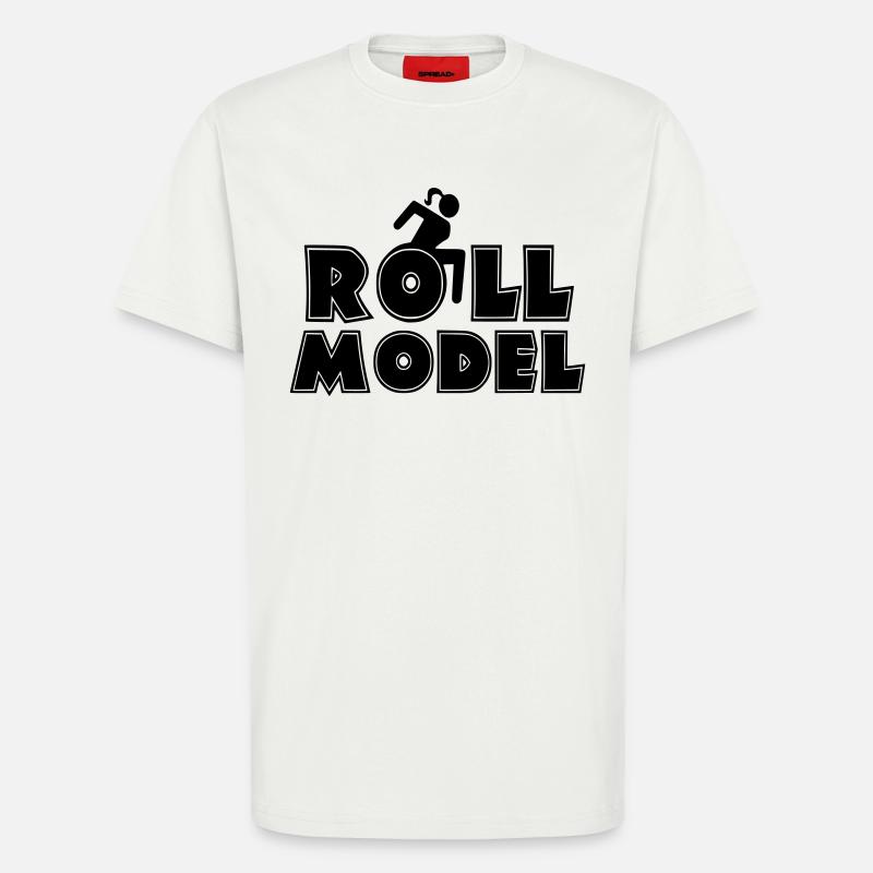Jeder Rollstuhlfahrer ist ein Vorbild * - T-Shirt - made by SPREAD - OFF WHITE