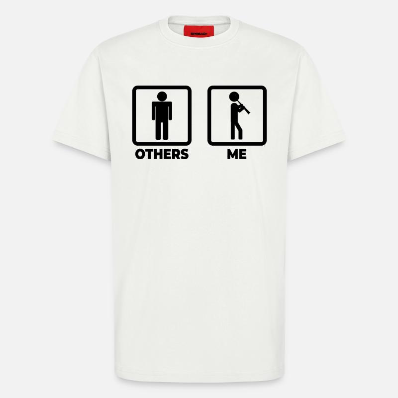 Klarinette Zeitplan - T-Shirt - made by SPREAD - OFF WHITE