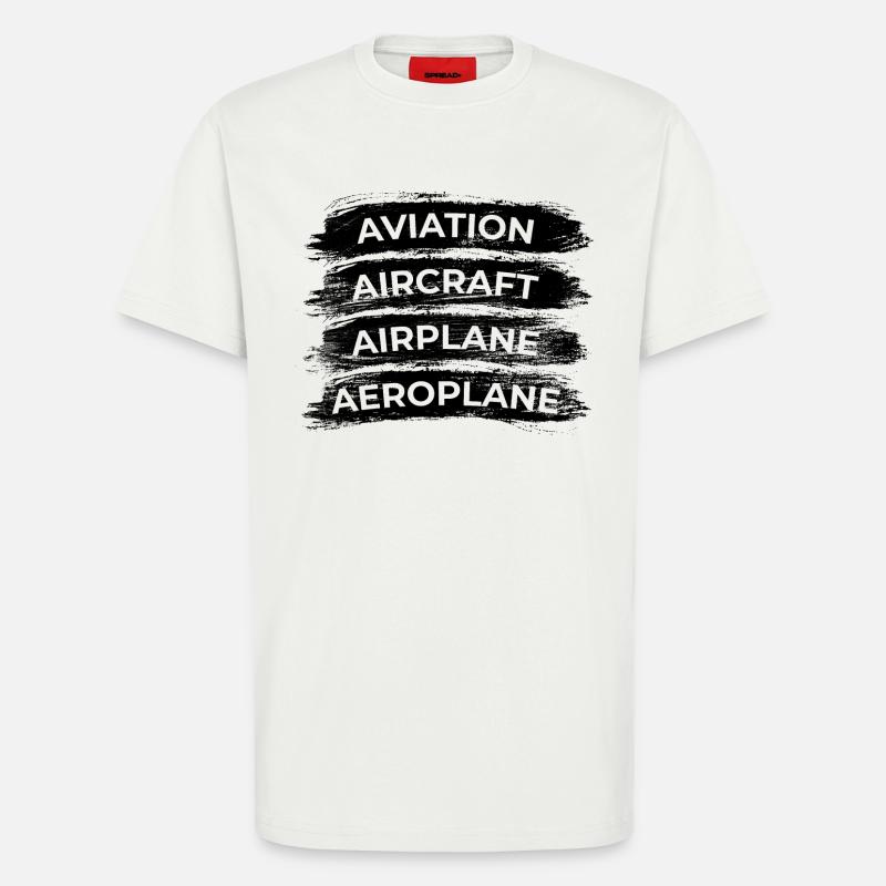 Routine de l’observateur de planification - T-shirt bio décontracté fabriqué en UE - OFF WHITE