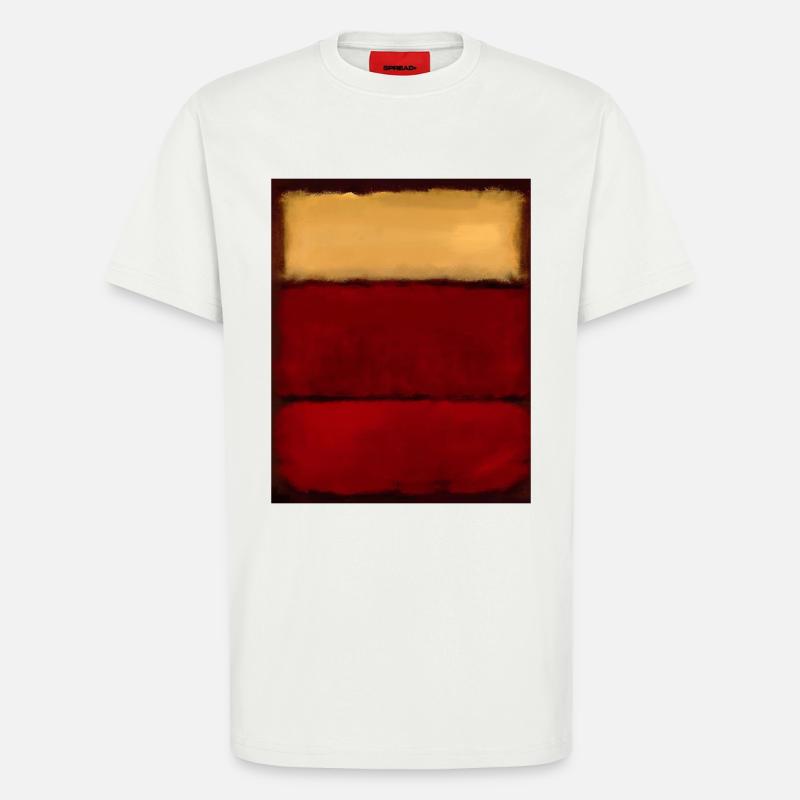 Rothko-Stil in digitalen Farben - T-Shirt - made by SPREAD - OFF WHITE