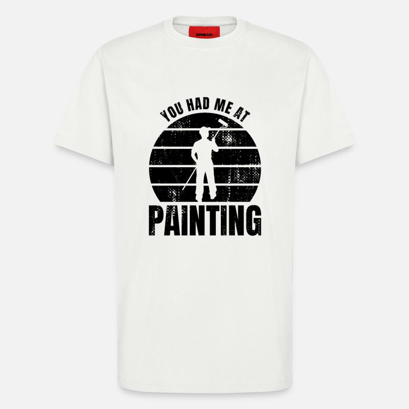Vous m’avez eu à Malen - T-shirt bio décontracté fabriqué en UE - OFF WHITE