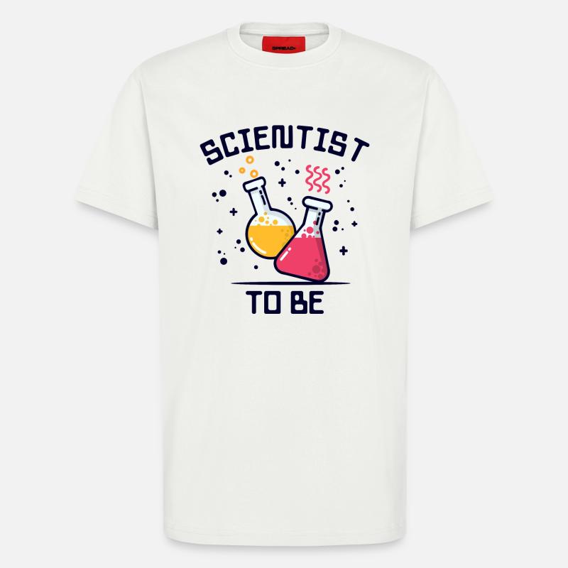 Workaholic Wissenschafter Statement Beruf Karriere - T-Shirt - made by SPREAD - OFF WHITE