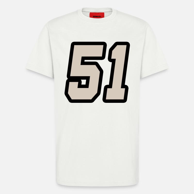 Nummer einundfünfzig 51 - T-Shirt - made by SPREAD - OFF WHITE