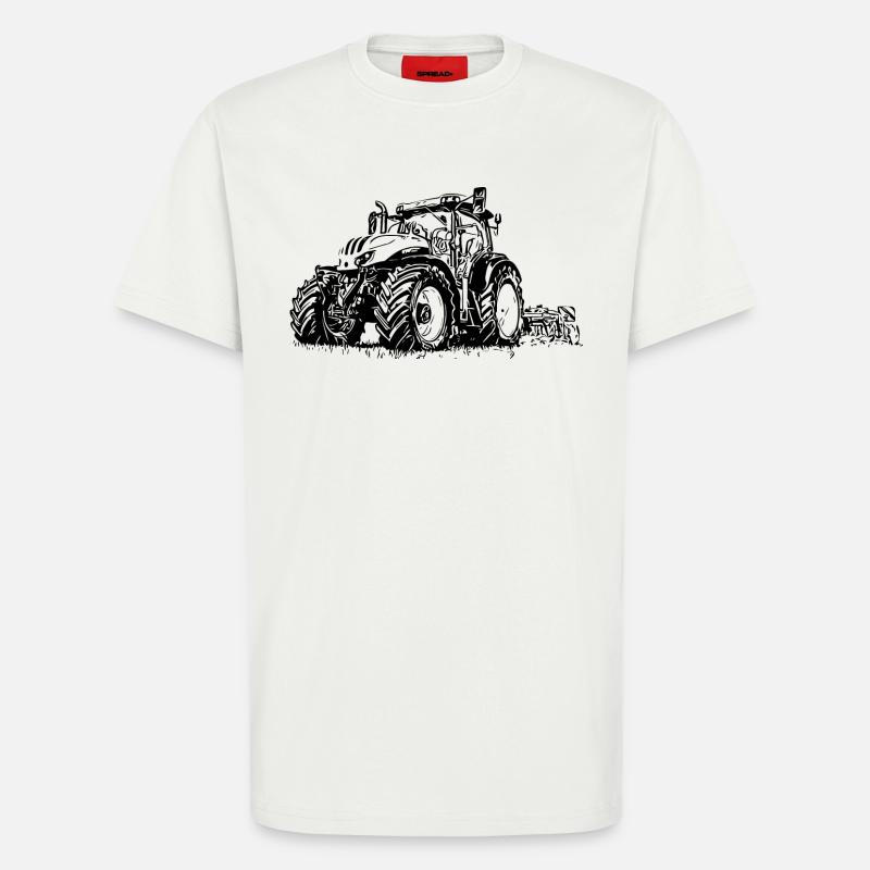 Traktor Steyr 6145 - T-Shirt - made by SPREAD - OFF WHITE