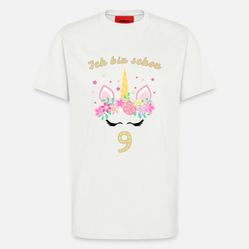 Ich bin schon 9  - T-Shirt - made by SPREAD - OFF WHITE
