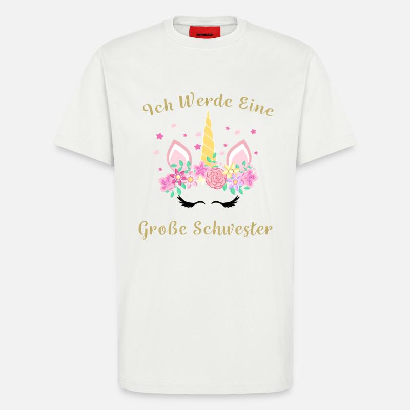 Ich werde Große Schwester - T-Shirt - made by SPREAD - OFF WHITE