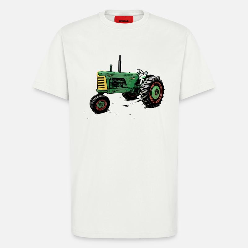 Oliver 88 Traktor - T-Shirt - made by SPREAD - OFF WHITE