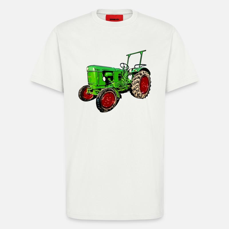 Alter Traktor Deutz D25 - T-Shirt - made by SPREAD - OFF WHITE