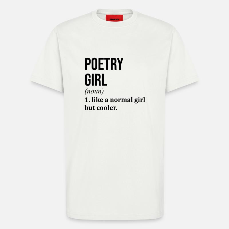 Poetry - T-Shirt - made by SPREAD - OFF WHITE