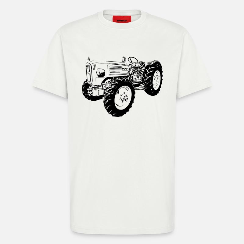 Ackerdiesel Allrad Traktor 4N2 - T-Shirt - made by SPREAD - OFF WHITE