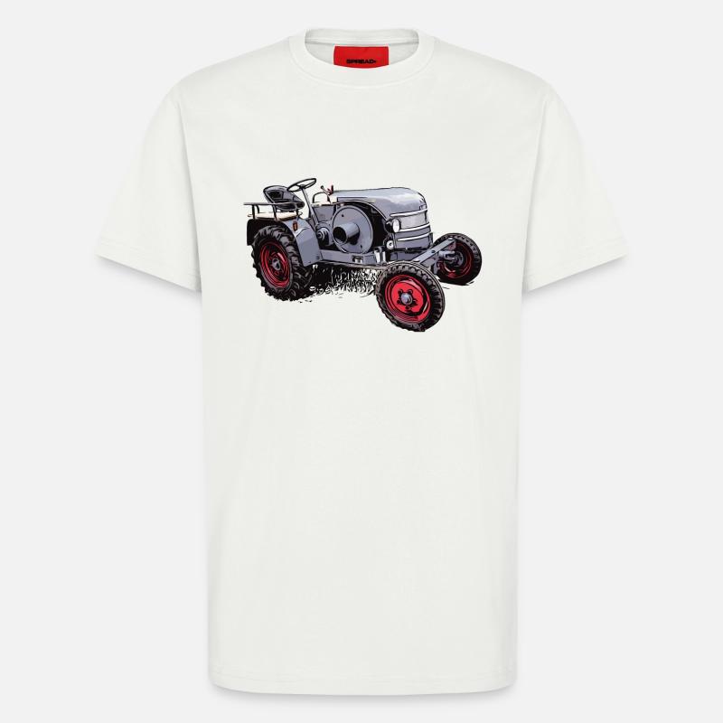 Oldtimer Traktor Kramer K12 - T-Shirt - made by SPREAD - OFF WHITE