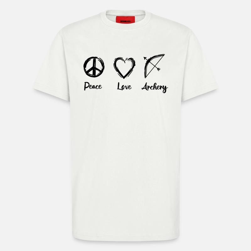 Bogenschützen Routine - T-Shirt - made by SPREAD - OFF WHITE
