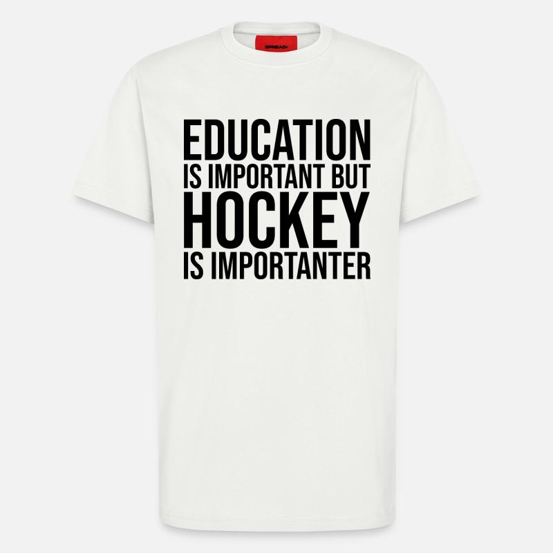 Hockey - T-Shirt - made by SPREAD - OFF WHITE