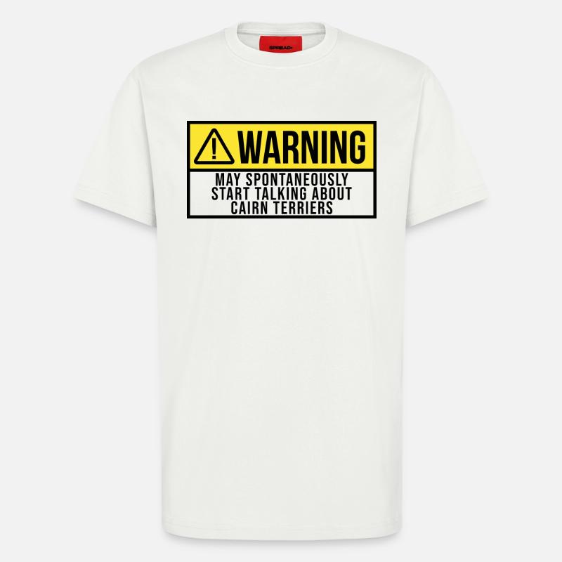 cairnterrier - Organic relaxed T-shirt made in EU - OFF WHITE