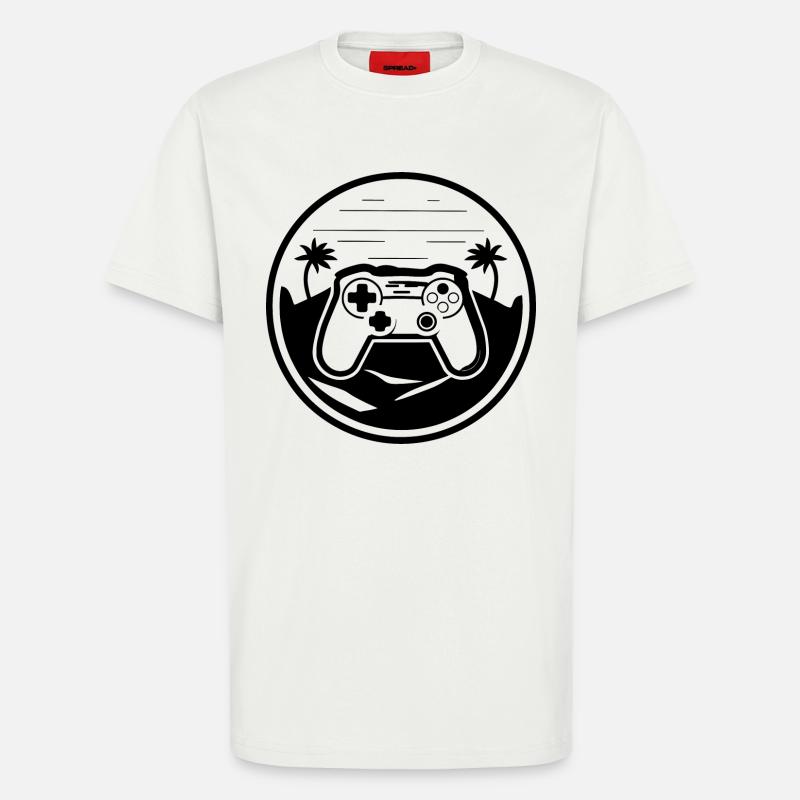 Game Controller Graphics - T-Shirt - made by SPREAD - OFF WHITE