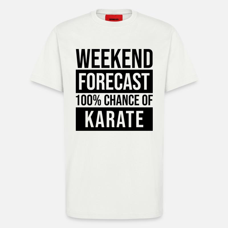 karate - Organic relaxed T-shirt made in EU - OFF WHITE