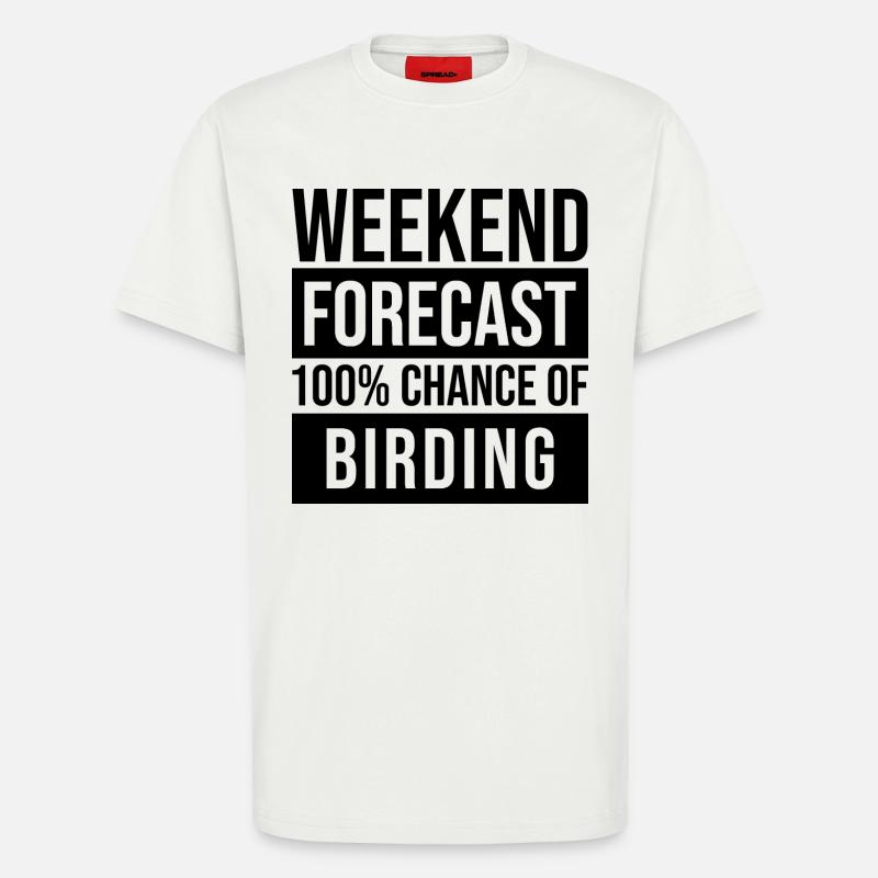 Vogelbeobachter - T-Shirt - made by SPREAD - OFF WHITE
