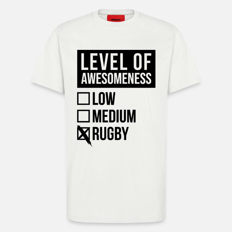 Rugby - T-Shirt - made by SPREAD - OFF WHITE