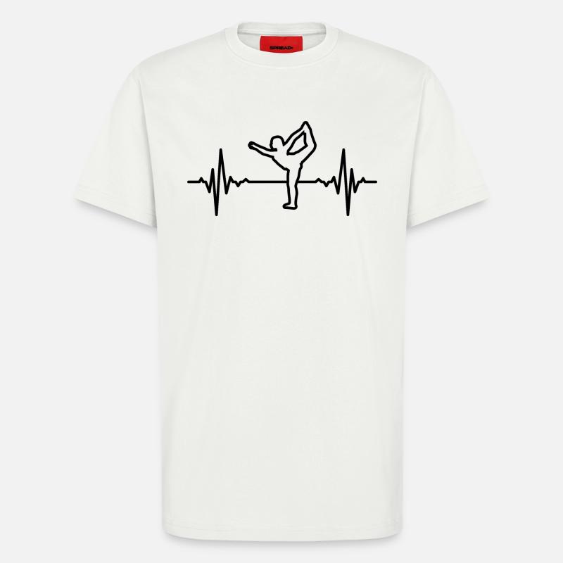 Yogini Herzfrequenz - T-Shirt - made by SPREAD - OFF WHITE