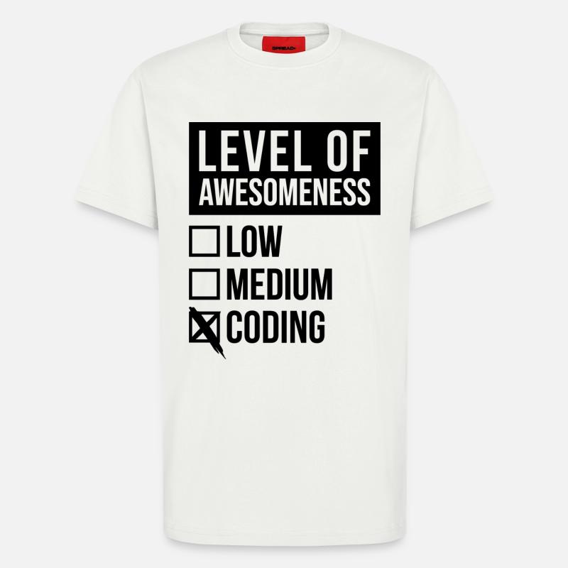 Codierung - T-Shirt - made by SPREAD - OFF WHITE