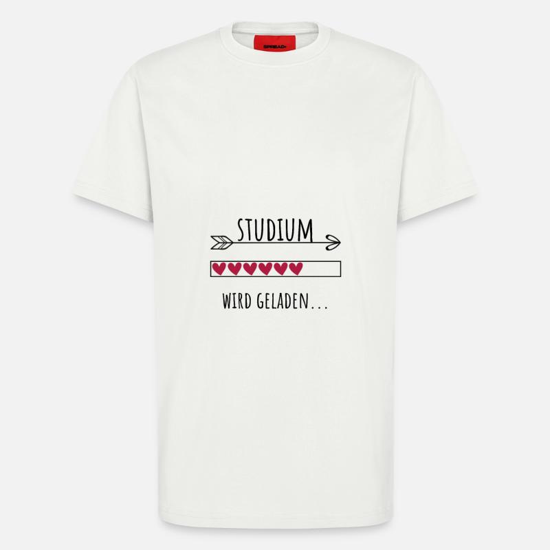 Studium Personalisierter Beruf Mädchen - T-Shirt - made by SPREAD - OFF WHITE