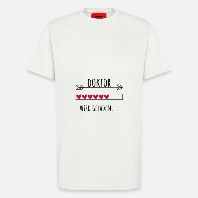 Doktor Personalisierter Beruf Mädchen - T-Shirt - made by SPREAD - OFF WHITE
